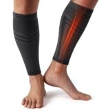 CAMBIVO Polpaccera Compressione Uomo Donna x2, Calze Compressione Graduata, Gambaletti Compressione, Calze Elastiche Contenitive per Sport, Calcio, Corsa, Ciclismo, Circolazione Gambe, Vene Varicose
