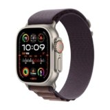 Apple Watch Ultra 2 [GPS + Cellular 49mm] Smartwatch with Rugged Titanium Case & Indigo Alpine Loop Medium. Fitness Tracker, Precision GPS, Action Button, Extra-Long Battery Life