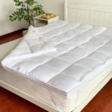 Bedecor Topper una piazza e mezza 120x200cm, Morbido, Traspirante, Migliora il materasso, Topper per Divano Letto, Migliorare il Comfort del Sonno, Coprimaterasso Imbottito in Poliestere