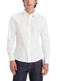 Levi’s Long-Sleeve Battery Housemark Slim, Uomo, Bright White, M