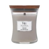 WoodWick Candela profumata Hourglass media con stoppino crepitante | Fireside | Durata della fragranza: fino a 60 ore