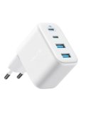 Anker Caricatore USB C 50W,  Adattatore a 4 Porte con Potenza, con 2 USB C e  2 USB A, Design Compatto e Stabile, per iPhone 17 Pro Max/Serie 16-12, MacBook, iPad, Pixel, Galaxy ecc (Cavo excluso)