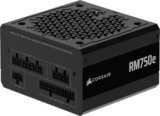 CORSAIR RM750e (2025) Alimentatore ATX completamente modulare a basso rumore con cavo 12V-2×6 – conforme a ATX 3.1 e PCIe 5.1, efficienza Cybenetics Gold, condensatori a 105°C – Nero