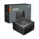 PCCOOLER CPS YK650H, Alimentatore ATX 650W – Certificazione 80 PLUS Bronze – Basso Rumore – Cavo Piatto con Rilievo – Non Modulare