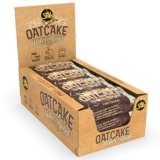 Barretta d’avena All Stars Oatcake I 12 barrette proteiche da 80 g ciascuna I Contiene molti carboidrati e fibre I Spuntino energetico ideale dal delizioso gusto doppio cioccolato