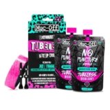 Muc-Off Kit Tubeless Completo per Biciclette Tubeless Ready, X-Country – Include Nastro Tubeless, Pezze Riparazione Tubeless, Valvole Tubeless e Liquido Tubeless, Il pacchetto può variare