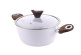 Phantom Chef 4.4 QT Casserole | Stockpot | Aluminum Body Non-Stick Ceramic Coating | With Soft Touch Stay Cool Handle | Dishwasher Safe | Non-Toxic PFOA & PTFE Free Pan | Color Lavendar