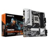 GIGABYTE B650M GAMING PLUS WIFI Scheda madre – CPU AMD Ryzen 9000, VRM a 5+2+2 fasi, fino a 8000 MHz DDR5, 2xPCIe 4.0 M.2, LAN 2.5GbE, WIFI 6E, USB 3.2 Gen 1