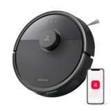 roborock Q7 L5 Robot Aspirapolvere e Mocio(Versione aggiornata Q5 Pro), doppio sistema anti-groviglio, aspirazione HyperForce da 8.000 Pa, zona di non accesso intelligente,nero