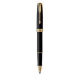 Parker Sonnet Rollerball Pen, Fine Point Black Ink, Matte Black & Gold (1931518)