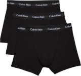 Calvin Klein Uomo Pantaloncini Boxer Confezione da 3 Intimo, Nero (Black W. Black WB), XL