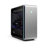 Alienware Area-51 Gaming Desktop – Intel Core Ultra 9 Series 2, Nvidia GeForce RTX 5080, 32GB RAM, SSD 2TB, Wi-Fi 6E, Bluetooth, Raffreddamento a Liquido, Windows 11 Home, AlienFX, Lunar Silver