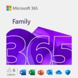 Microsoft 365 Family | 12 mesi | 6 persone | App Office con AI | Fino a 6TB di Spazio di archiviazione OneDrive | Codice d’attivazione via email