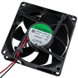 Ventola 12V DC 1,44W 80x80x25mm 69,6m³/h 3200U/Min 69,6m³/h Sunon EF80251S11000UA99