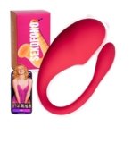 MySecretCase Ovetto Vibrante con Telecomando Stimolatore Clitoride Femminile 9 Modalità di Vibrazione Sexytoysys Donna Vibratoreper Donna Punto G Squirting Comando a Distanza Impermeabile Fucsia
