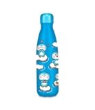 Cartomania Borraccia termica chill & refill, Tema pinguino, Azzurro, 500 ml, Acciaio bpa free, Tenuta Stagna, Mantenimento temperatura: caldo 12 h/freddo 24 h, Scuola, Bambini e adulti, Idea regalo