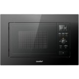 COMFEE’ Forno a Microonde da Incasso Digitale, 20 Litri, 800W, Grill, 5 Livelli di Potenza, 8 Menù automatico, Funzione Defrost Rapido, Nero- CBMAG820BJL-BK