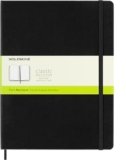 Moleskine Classic Notebook, Taccuino con Pagine Bianche, Copertina Rigida e Chiusura Elastica, Formato XL 19 x 25 cm, Colore Nero, 192 Pagine
