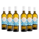 Fatascià Chardonnay Zibibbo Terre Siciliane IGT, Vino Bianco Elegante, Armonioso e dai Profumi di Frutta Gialla, Gradazione Alcolica 13% Vol, Confezione con 6 Bottiglie da 750 ml