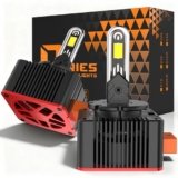 JinDot D3S D3C D3R LED Lampadine 38000LM 900% Luminosità Plug and Play Sostituire Kit OEM HID Abbagliante e Anabbagliante, 2 Lampade