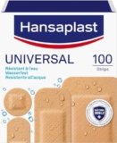 Hansaplast Cerotti UNIVERSAL, Cerotti impermeabili con elevato potere adesivo, Traspiranti per tutti i tipi di ferite, 1 confezione da 100 Pezzi in 4 formati