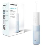 Panasonic EW-DJ11 Idropulsore, Irrigatore Orale Facile da Usare con 2 Impostazioni di Pressione dell’Acqua, Compatto e Portatile