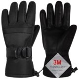 Pnosnesy Ski Gloves, Warmest Waterproof and Breathable Snow Gloves for Cold Weather, Fits Both Men & Women,for Parent Child Outdoor
