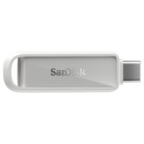 SanDisk Unità per telefono con USB Type-C 64 GB (per smartphone, tablet e computer, velocità fino a 150 MB/s, backup automatic, recupero dati) – Arctic White