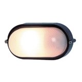 REV Ritter 0590053555, Lampada ovale in alluminio, 60 Watt
