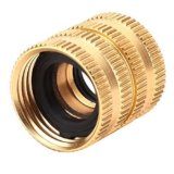Mumusuki Connettore per Tubo da Giardino in Ottone 3/4 “con Doppio Snodo Flessibile Maschio A Raccordo Doppia Femmina