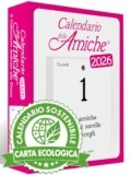 Calendario delle Amiche 2026 Eco Sostenibile. Il Primo e L’Originale. Il Calendario Geniale dedicato alle Donne. Idea Regalo con Scatola. Ricambio 10×14 cm. Pensiero Filosofico. Ogni giorno una frase
