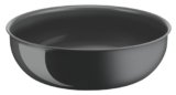Lagostina Ingenio Vivissima, Wok in Ceramica Antiaderente Ø26 cm Utilizzabile con Manico Rimovibile (non incluso), 100% Alluminio Riciclato, Adatto a Tutte le Fonti di Calore Inclusa Induzione