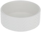 Mangiatoia in ceramica. 0,9 l/ø 16 cm. Bianco