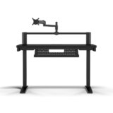 CORSAIR Platform:4 – 120 cm x 76 cm, Altezza Fissa, Scrivania per Computer da Gioco in Piedi, Gestione dei Cavi, Alimentazione USB, Supporto per Monitor Incluso – Nero
