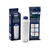 De’Longhi DLSC002 Filtro Addolcitore per Acqua Macchina Caffè Automatiche, Ricambio Filtro Macchina Caffè della Serie Ecam, Utile e facile da installare nel serbatoio dell’acqua, MADE IN ITALY