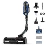Rowenta X-Force 12.60 Aqua, Aspirapolvere senza fili, Aspira e Lava in una sola Passata, 45 min di Autonomia, Tecnologia Flex, Display di Controllo Digitale, Ultraleggero, Blu, RH98C8