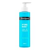 Neutrogena Hydro Boost Acqua Gel Detergente Viso, Detergente schiumogeno viso con Acido Ialuronico e agenti idratanti, Gel detergente con azione struccante, 200 ml