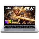 NAIKLULU 15,6 Pollici Pc Portatile Gaming 2026, Processore R7 6800H (3,2 a 4,7 GHz), 32GB RAM 1TB SSD Computer Portatile Gamer Laptop, Tastiera Completa Retroilluminata, Batteria 57.97Wh