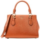 Michael Kors Women’s Marilyn Small Crossbody Bag, Gold-Tone Hardware/Orange Punch