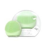 FOREO LUNA 4 go, spazzola per pulizia viso e massaggio viso rassodante, Favorisce l’assorbimento delle formule di skincare, Dispositivo da viaggio, Per tutti i tipi di pelle, Pistachio