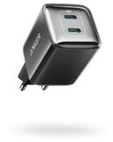 Anker Nano 521 Caricatore USB C 40W, Compatto PIQ 3.0 a Doppia Porta USB-C, Compatibile con iPhone 17 Pro Max/Serie 16-12, iPad Mini, MacBook Air e altro (Nero)