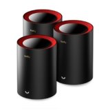CUDY AX3000 2,5G Sistema di mesh Wi-Fi 6 Wi-Fi 6, 2,5 g WAN, Backhaul Ethernet, Ideale per 1Gig+ Internet, Wireguard, OpenVPN, Zerotier, CloudFlare, DDNS, 2023 Rilascio M3000 3-Pack