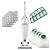 GREENELF Scopa Elettrica Folletto VK220s Nuovo, Potente – Completa di 5 Anni di Accessori Compatibili inclusi | Iconico Kobold Folletto Aspirapolvere con Filo, Facile da Usare | Garanzia di 24 Mesi