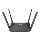 ASUS RT-AX52 AX1800 Router estendibile Dual Band WiFi 6, Per Modem Operatore e ONT, Instant Guard, Parental Control, VPN, Compatibile AiMesh, QoS, Punto di accesso/Ripetitore