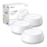 TP-Link WiFi 7 Deco BE3600 Mesh WiFi, BE3600Mbps, Dual Band, Canali 160MHz, 2 Porte Gigabit, HomeShield, MLO, 4K-QAM, Funziona con Qualsiasi ISP e Modem, 4 Antenne Interne, WPA3, Alexa, 3pz