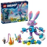 LEGO DREAMZzz Izzie and Bunchurro The Gaming Bunny – Fantasy Bunny Toy for Kids, Boys and Girls, Ages 7+ – Building Set with Hero Minifigure – Gift Idea for Birthdays – 71490