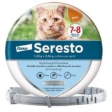 Seresto collare antiparassitario per gatti. Elimina pulci e zecche, fino a 8 mesi di protezione, Il pacchetto può variare