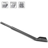 S&R Scalpello Tracce Muro SDS Plus 14 x 250 x 22 Concavo. Sgorbia per scavare canaline in Muro, Cemento, Calcestruzzo Mattoni