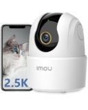 Imou 4MP Telecamera Wi-Fi Interno Videocamera Sorveglianza 2.5K, Rilevamento Umano, Audio Bidirezionale, Tracciamento di Movimento con Sirena, Compatibile con Alexa, Rotazione a 360°, 2.4Ghz Ranger 2C