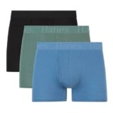 Hanes Men’s Originals SuperSoft Trunks, Viscose from Bamboo Underwear for Men, 3-Pack